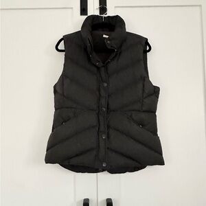 Vintage J. Crew Black Puffer Vest